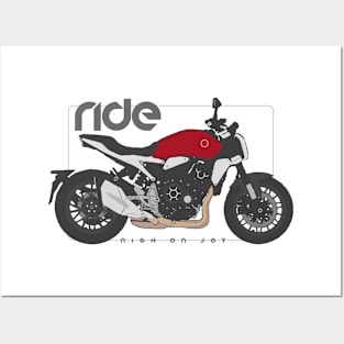 Ride cb1000r 21 red Posters and Art